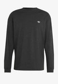 adidas Originals ADIDAS ORIGINALS TREFOIL ESSENTIALS MELANGE LONG SLEEVE TEE - Long sleeved top - dark grey heather