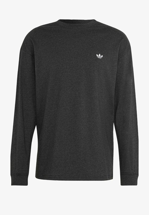 adidas Originals ADIDAS ORIGINALS TREFOIL ESSENTIALS MELANGE LONG SLEEVE TEE - Long sleeved top - dark grey heather