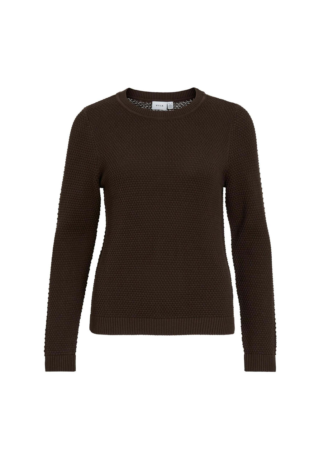 VILA VIDALO O-NECK L/S KNIT TOP- NOOS