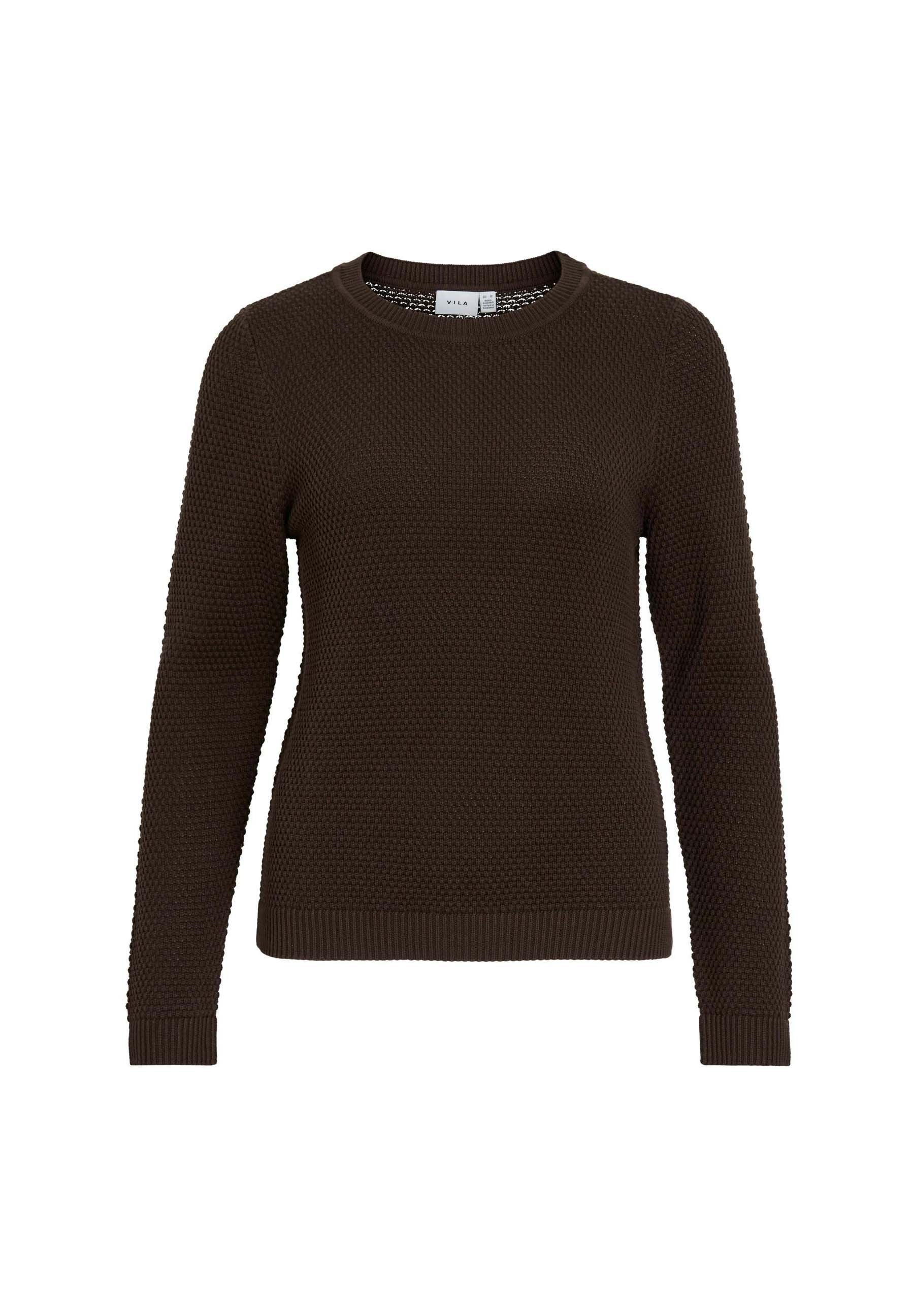 VILA VIDALO O-NECK L/S KNIT TOP- NOOS