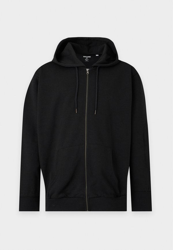 Jack & Jones Zip-up sweatshirt - black