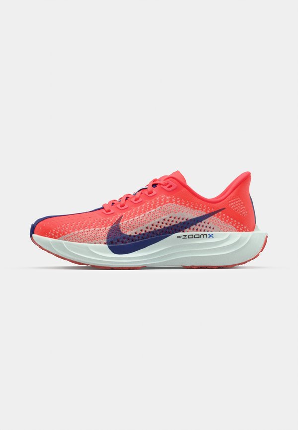 Nike Performance PEGASUS PLUS - Road running shoes - bright crimson/deep royal blue/silt red/barely green/metallic silver
