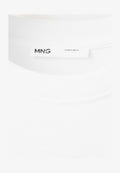 Mango Basic T-shirt - white