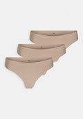 Under Armour UNDERWEAR THONG PURE STRETCH NO SHOW THONG SOLID 3 PACK - Thong - hue