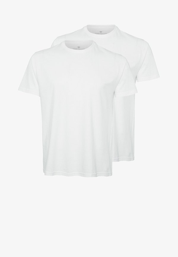 TOM TAILOR LUCKY 2 PACK - Undershirt - white