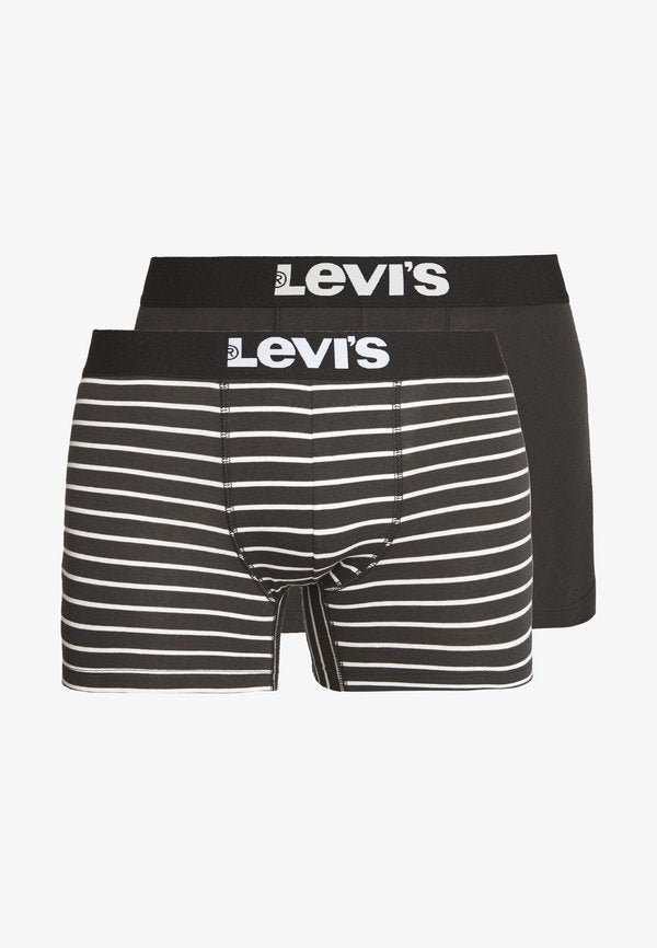 Levi's® VINTAGE STRIPE BOXER 2 PACK - Boxer briefs - jet black