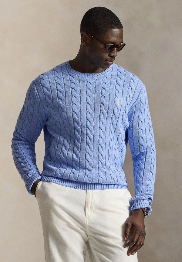 Polo Ralph Lauren Big & Tall CABLE KNIT COTTON SWEATER