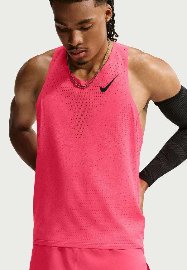 Nike Performance M NK DFADV AROSWFT SINGLET - Top - fusion red black