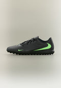 Nike Performance PHANTOM 6 LOW CLUB  - Turf football boots - black/illusion green