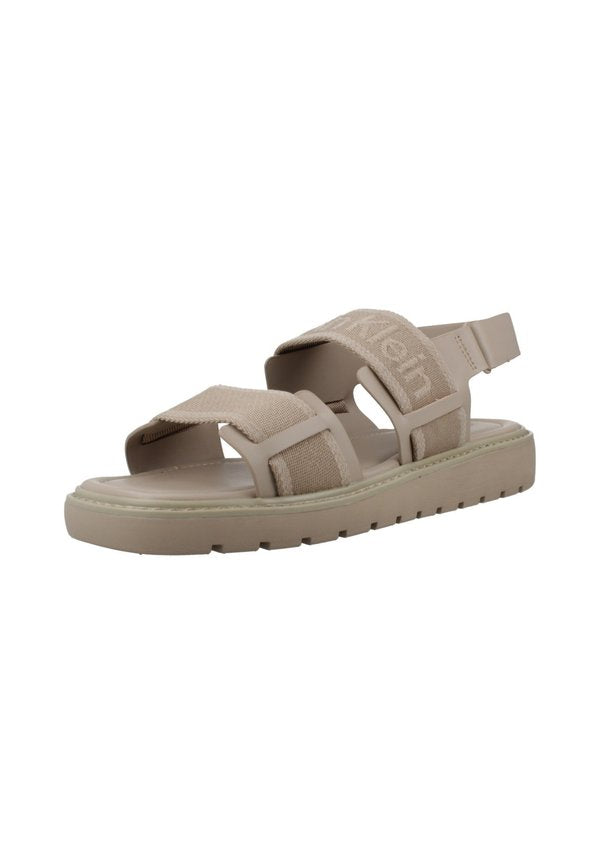 Calvin Klein SQ MOLDED SANDAL WEBB BEIGE 36