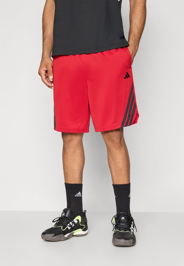 adidas Performance 3-STRIPES   - Sports shorts - team power red/black