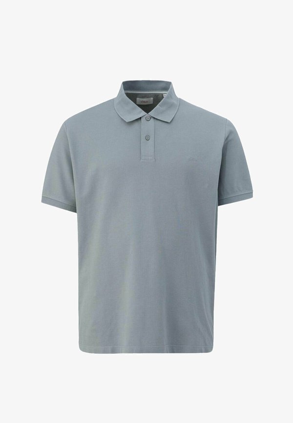 s.Oliver BASIC KNOPFLEISTE KRAGEN STÜCK - Polo shirt - grau