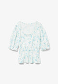 Vero Moda Peplum VMSOMYA - Blouse - snow white