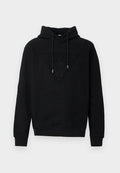 Guess TRIANGLE RAW PATCH HOODIE - Hoodie - jet black