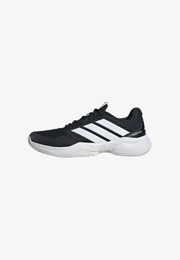 adidas Performance ADIDAS PERFORMANCE GAMECOURT 3 CLAY TENNIS SHOES - Clay court tennis shoes - core black   cloud white   cloud white