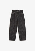 Bershka BARREL - Wide Leg - black