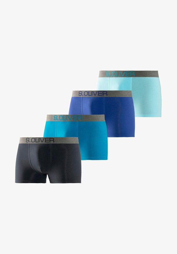 s.Oliver 4PACK - Trunks - türkis  hellblau  marine  royalblau