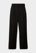 Vero Moda Petite VMNILA WIDE DAD PANT - Trousers - black