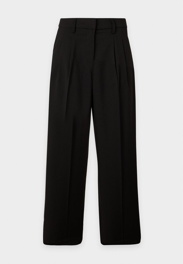Vero Moda Petite VMNILA WIDE DAD PANT - Trousers - black