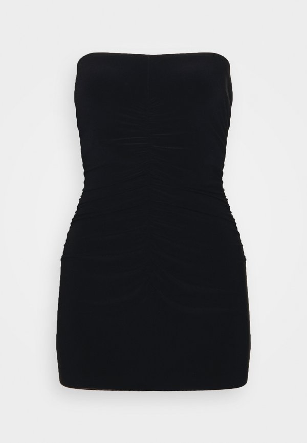 Norma Kamali STRAPLESS PICKLEBALL MINI DRESS