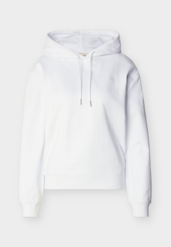 Calvin Klein Jeans HOODIE - Hoodie - brilliant white