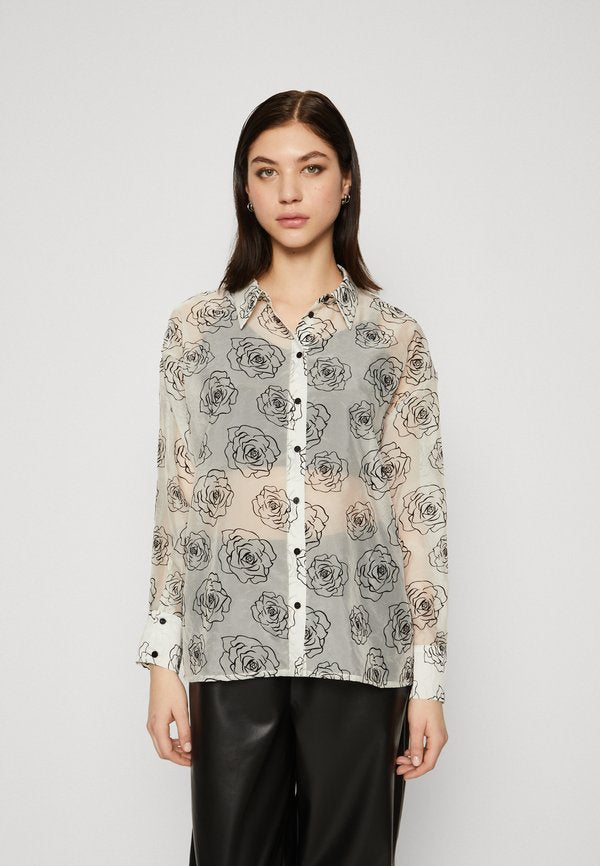Vero Moda VMNAYA FLOWER OVERSIZED SHIRT