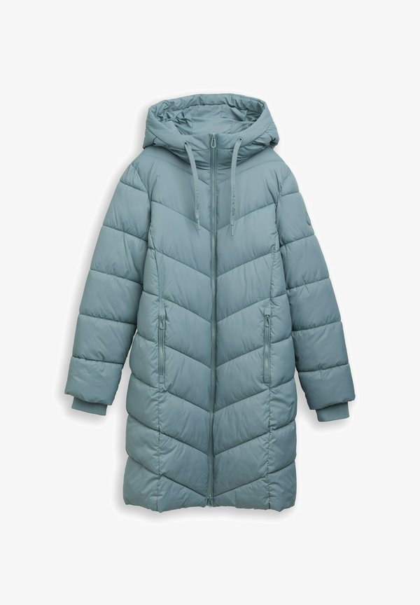 TOM TAILOR LONG PUFFER  - Winter coat - trooper green