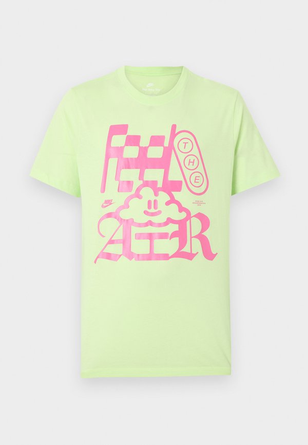 Nike Sportswear TEE CLOUD - Print T-shirt - liquid lime