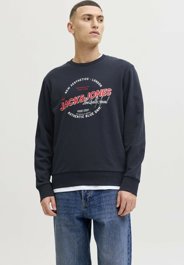 Jack & Jones LOGO PRINT - Sweatshirt - sky captain