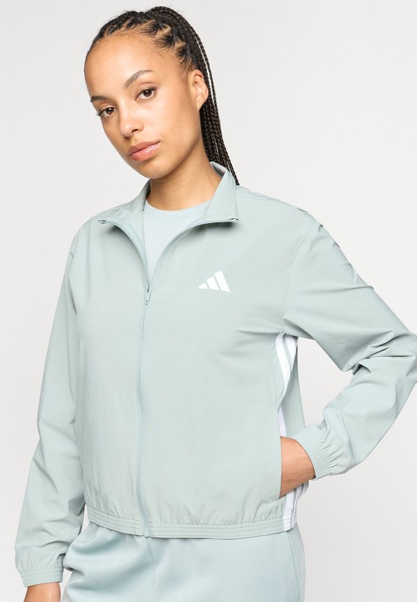 adidas Performance WORKOUT ESSENTIALS 3-STRIPES WOVEN WARM UP JACKET