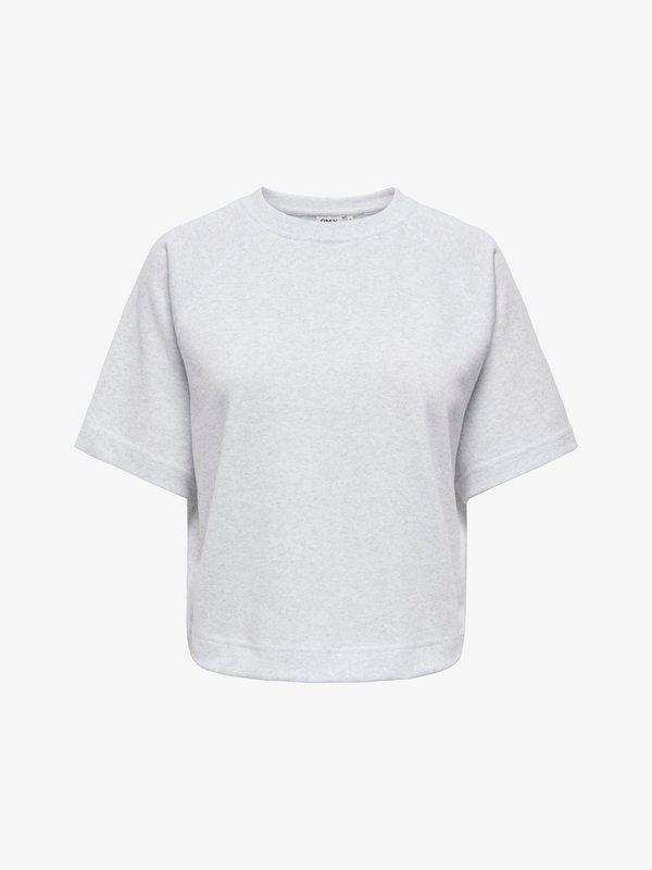 ONLY Basic T-shirt - light grey melange