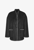 Vero Moda VMLIVA - Faux leather jacket - black