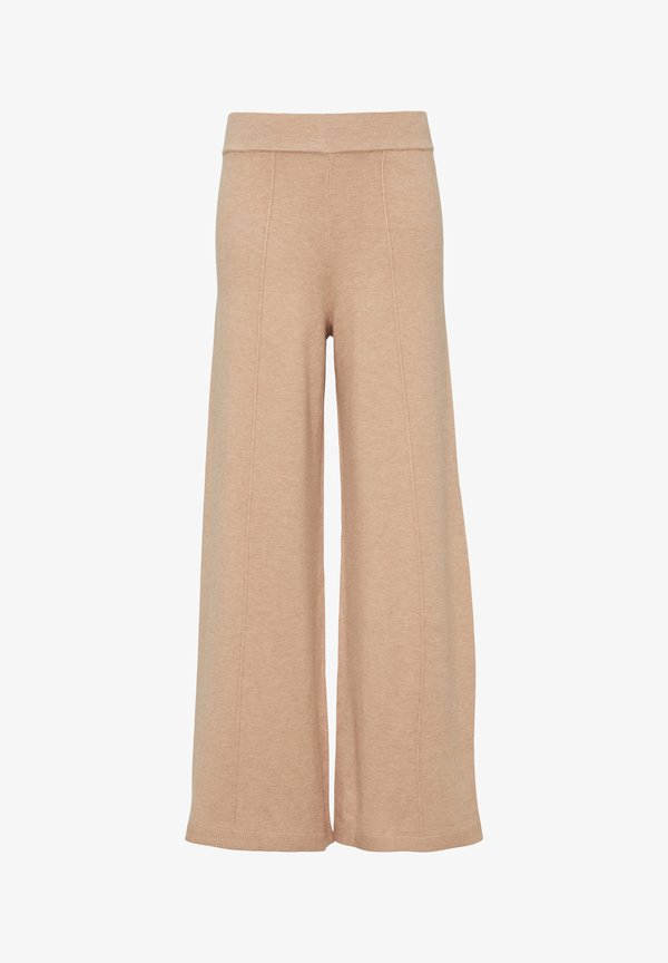 s.Oliver WIDE - Trousers - hellbraun