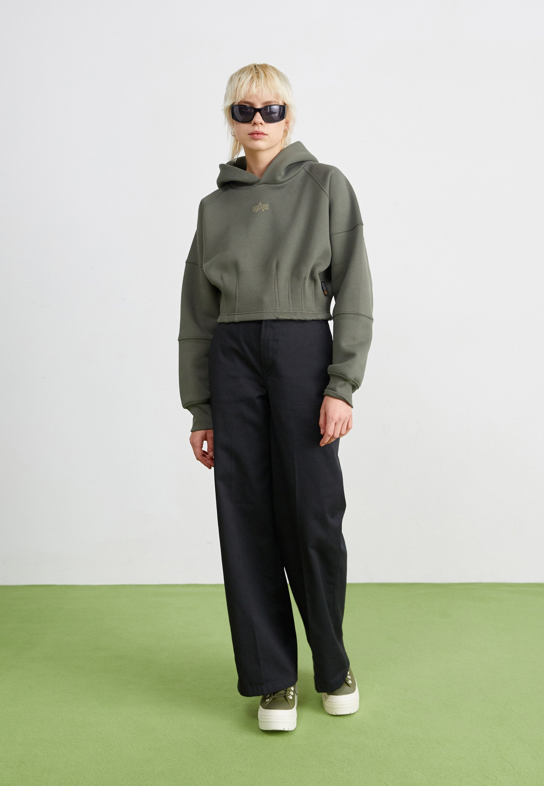 Alpha Industries WAISTED HOODY