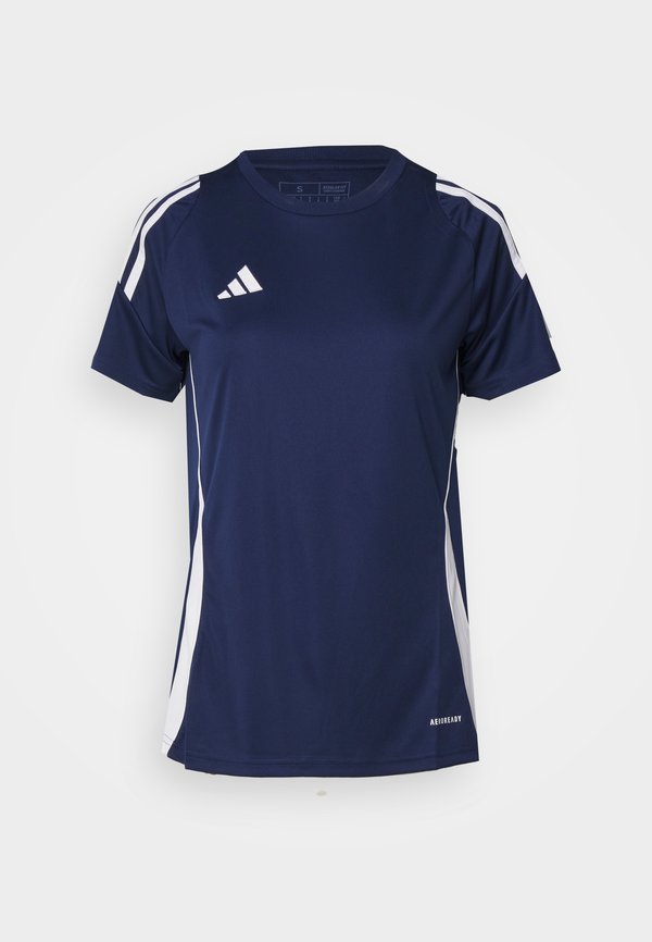 adidas Performance TIRO24 JERSEY - Sports T-shirt - team navy blue 2/white