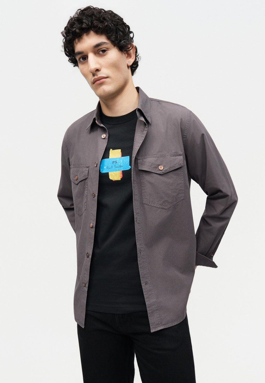PS Paul Smith CASUAL FIT SHIRT JACKET