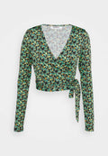 Glamorous LONG SLEEVES PLUNGING NECKLINE