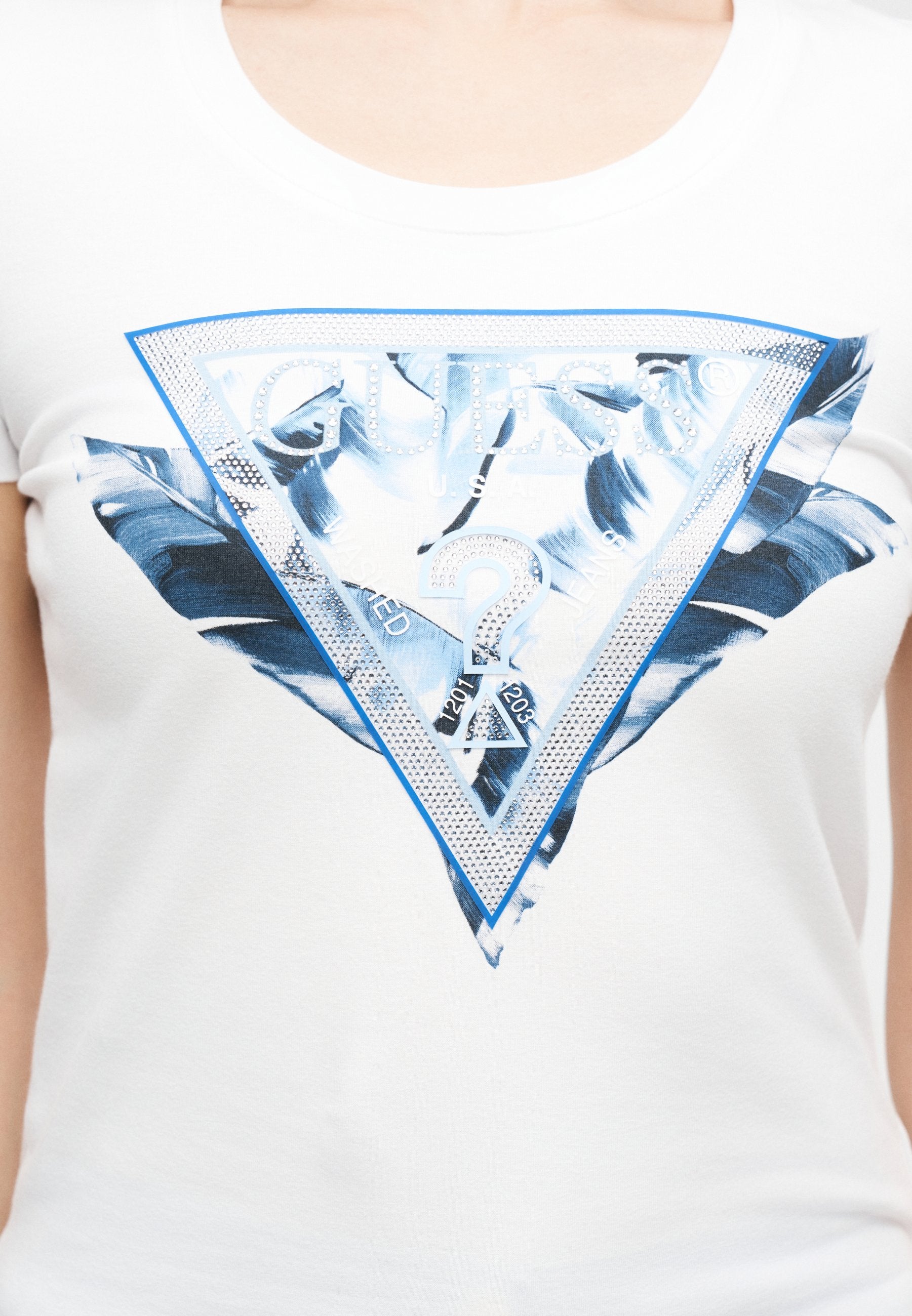 Guess FEATHER TRIANGLE TEE