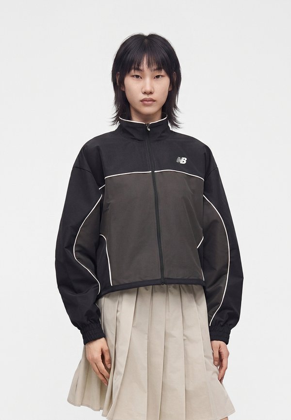 New Balance TRACKSIDE - Training jacket - black/dark grey