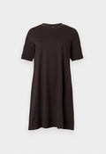 ONLY ONLMARA POCKET - T-Shirt Dress - chocolate torte
