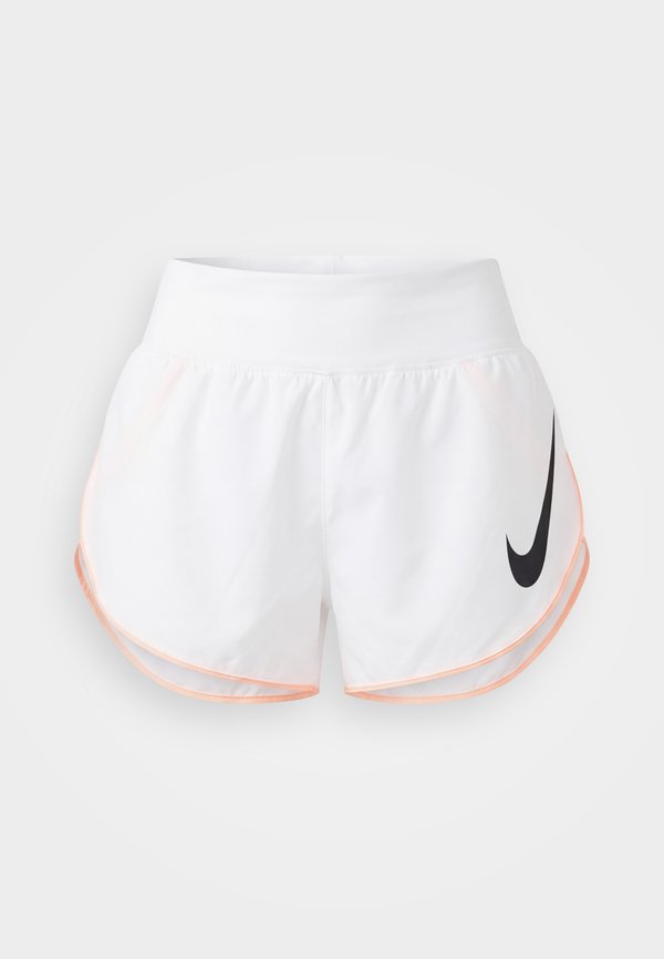 Nike Performance TEMPO  - Sports shorts - white/orange pulse/black
