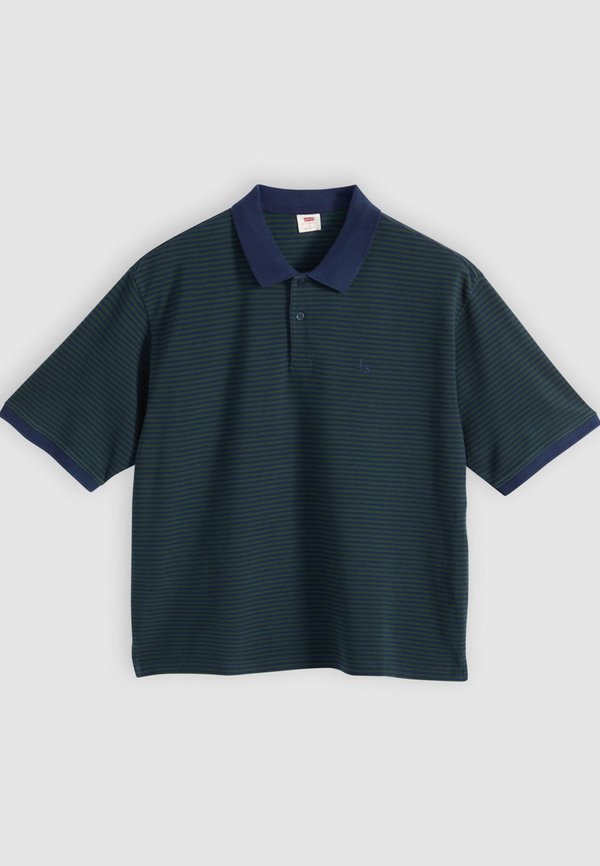 Levi's® FINN BOXY - Polo shirt - euan stripe sycamore
