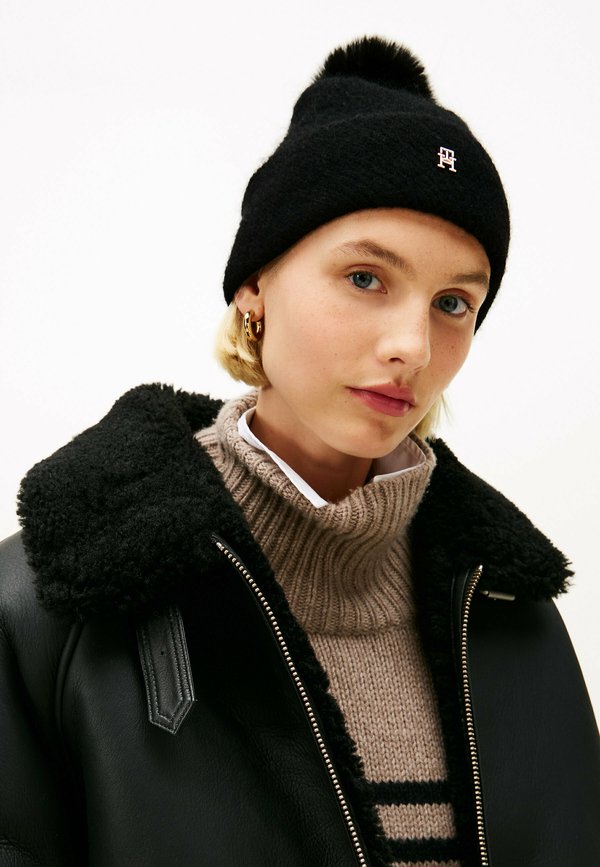 Tommy Hilfiger POM  - Beanie - black