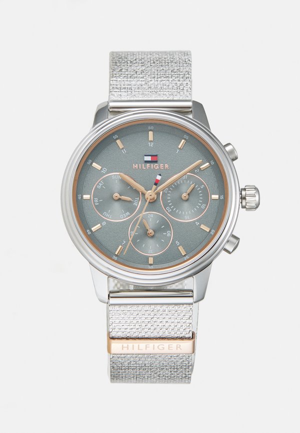 Tommy Hilfiger BLAKE UNISEX - Watch - silver-coloured/blue
