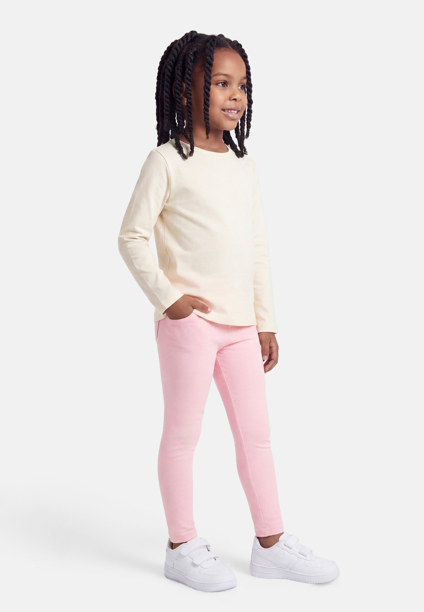 ESSENTIAL GLOBAL STRIPE WAISTBAND LEGGINGS Media 2