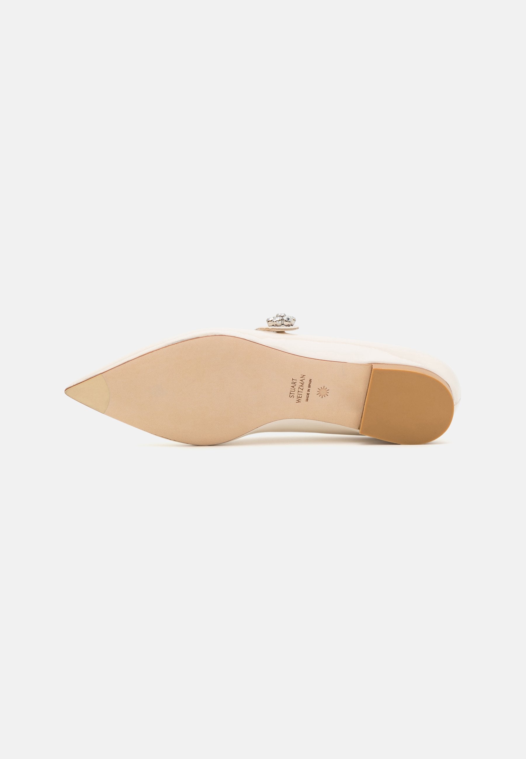 Stuart Weitzman CRYSTAL FLEUR MARY JANE FLAT
