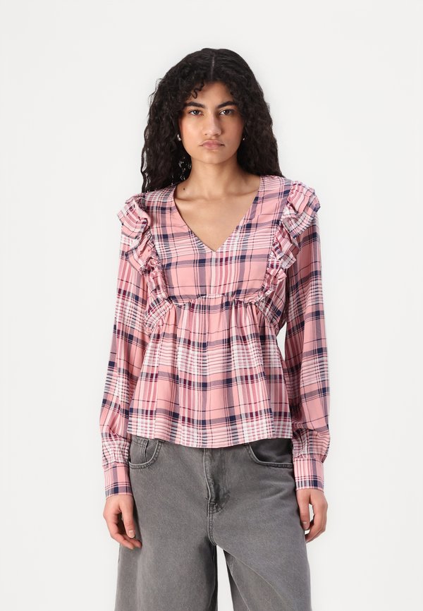 Vero Moda VMCAMILLO CHECK V NECK