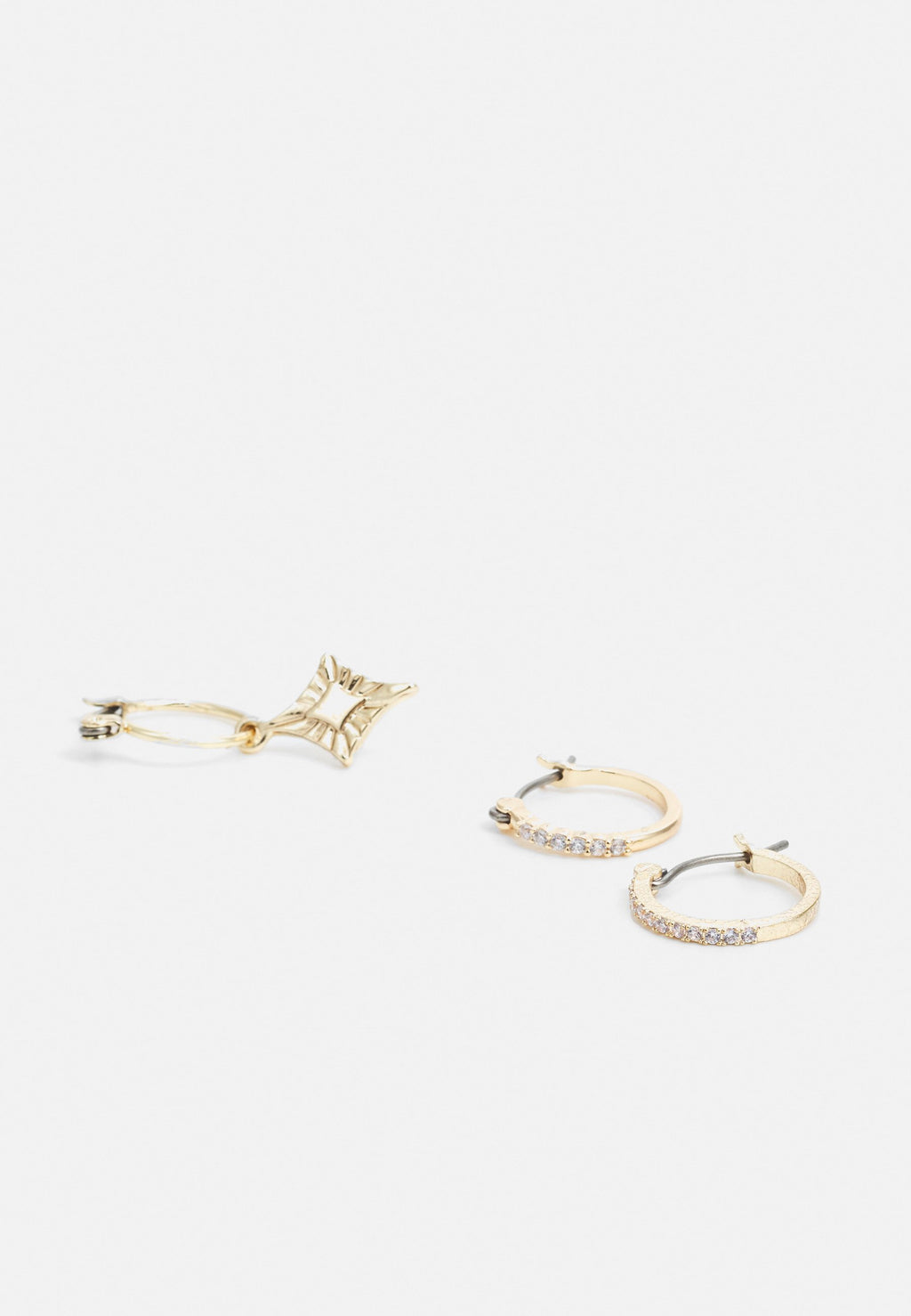 Pieces PCDICTA HOOP EARRINGS 4 PACK