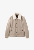 Mango Winter jacket - sand