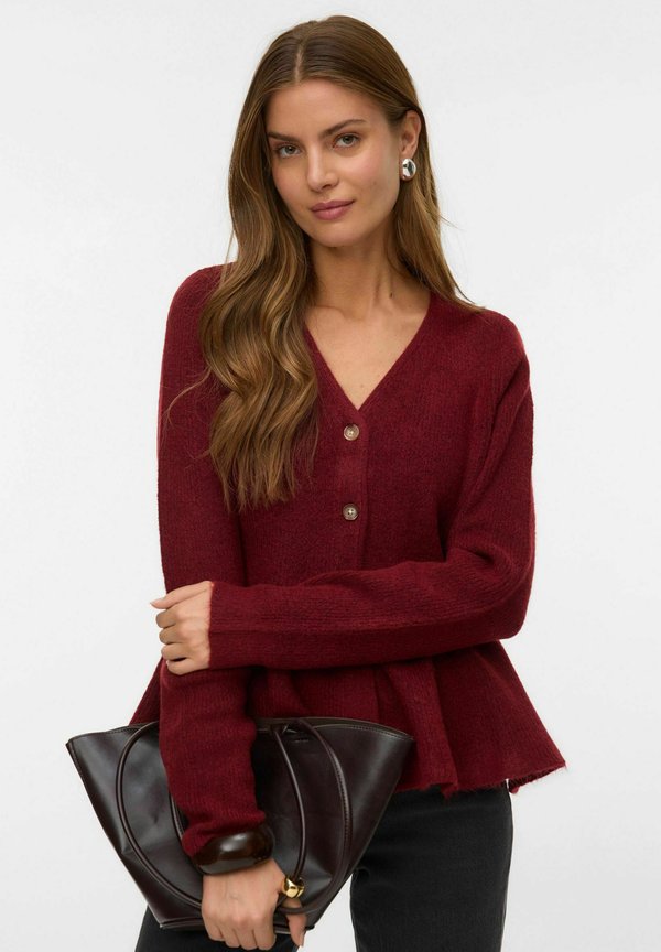 Vero Moda VMEIKA Knit - Cardigan - zinfandel